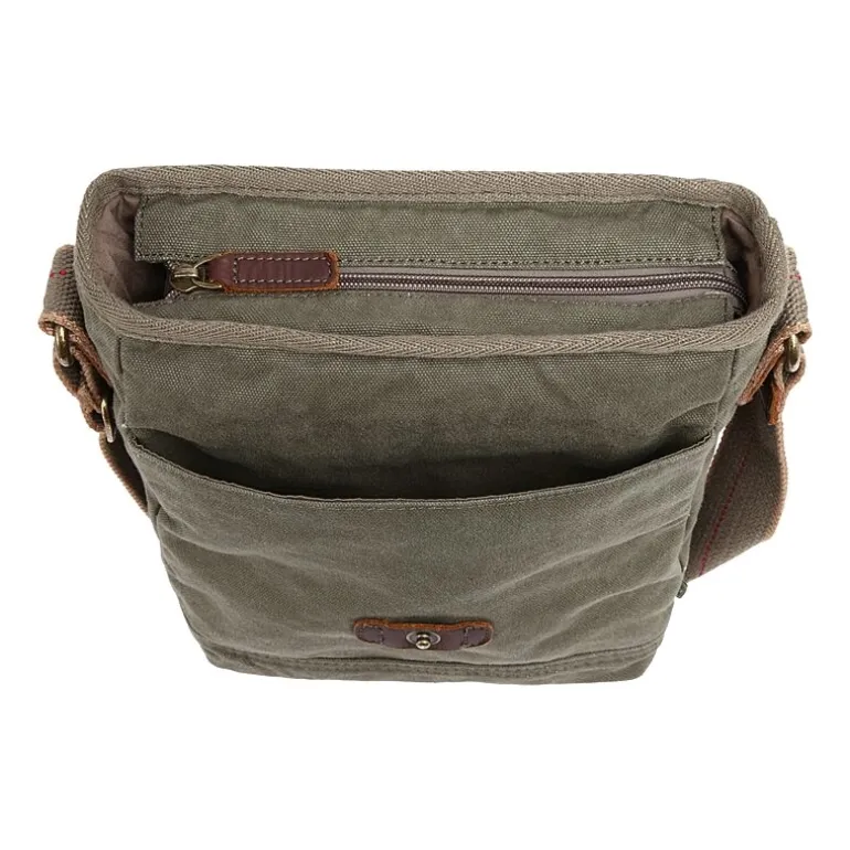 TSD Brand Spring Palm Crossbody Messenger Bag