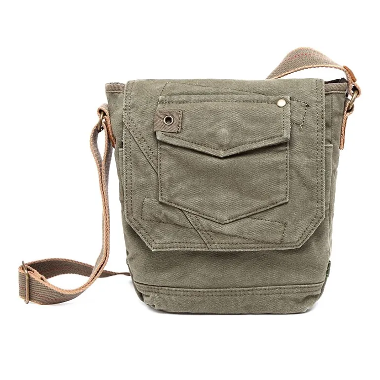 TSD Brand Spring Palm Crossbody Messenger Bag