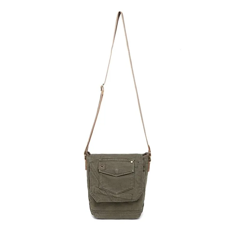 TSD Brand Spring Palm Crossbody Messenger Bag
