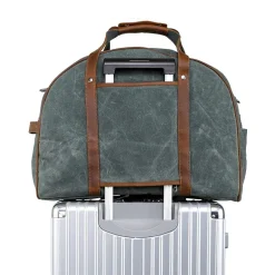 TSD Brand Stone Creek Wxd Cnvs Messenger Bag