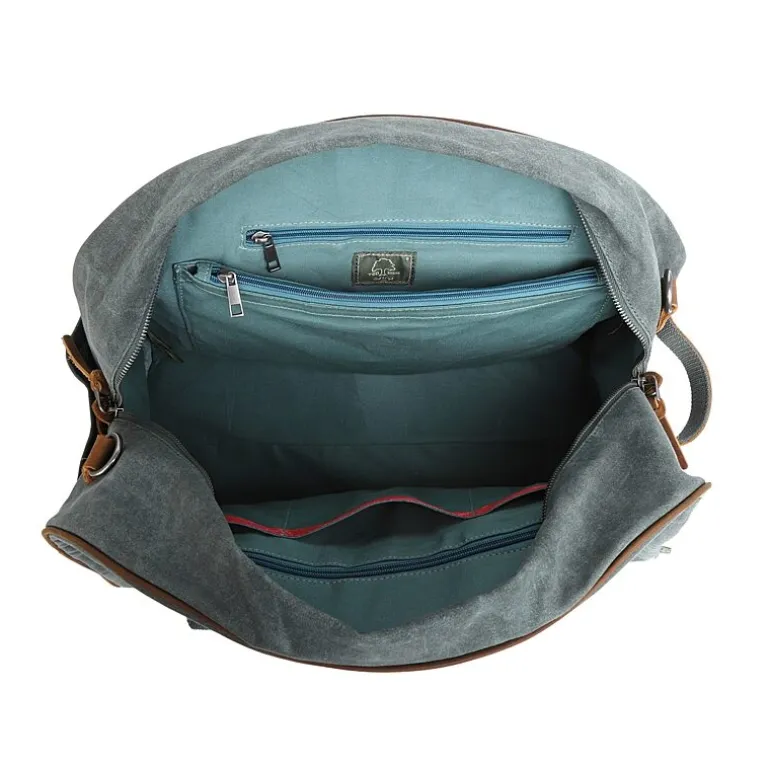 TSD Brand Stone Creek Wxd Cnvs Messenger Bag