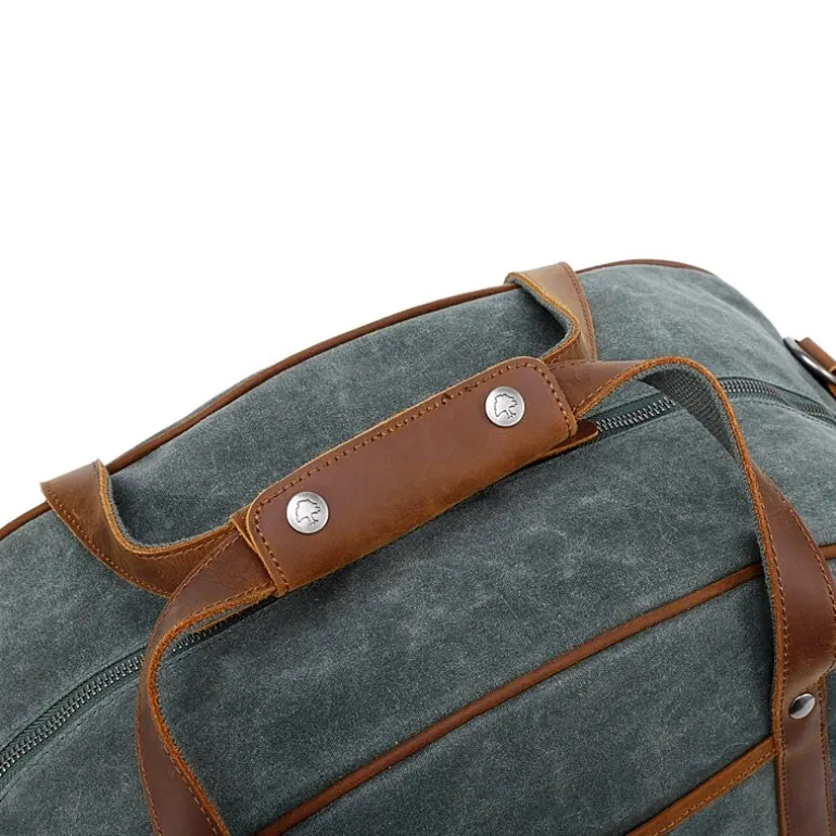 TSD Brand Stone Creek Wxd Cnvs Messenger Bag
