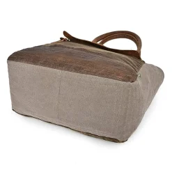 TSD Brand Tapa 2-Tone Satchel Messenger Bag