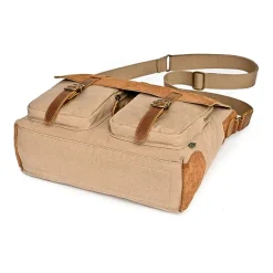 TSD Brand Valley Oak Messenger Bag