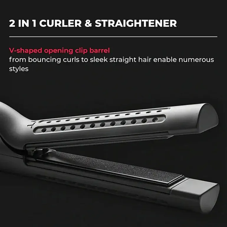TYMO Airflow 50s Fast Heat Up 1" 2 In 1 Curler & Flat Iron Flat Iron