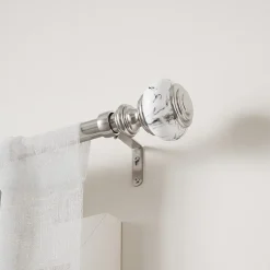 Umbra Marble Knob 1 IN Adjustable Curtain Rod