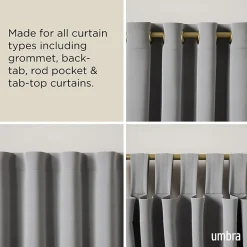 Umbra Mix & Match Cappa 1 IN Adjustable Curtain Rod