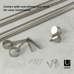 Umbra Mix & Match Cappa 1 IN Adjustable Curtain Rod
