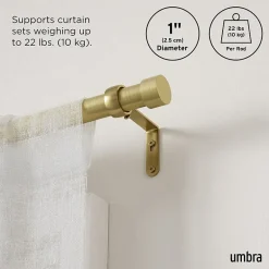 Umbra Mix & Match Cappa 1 IN Adjustable Curtain Rod