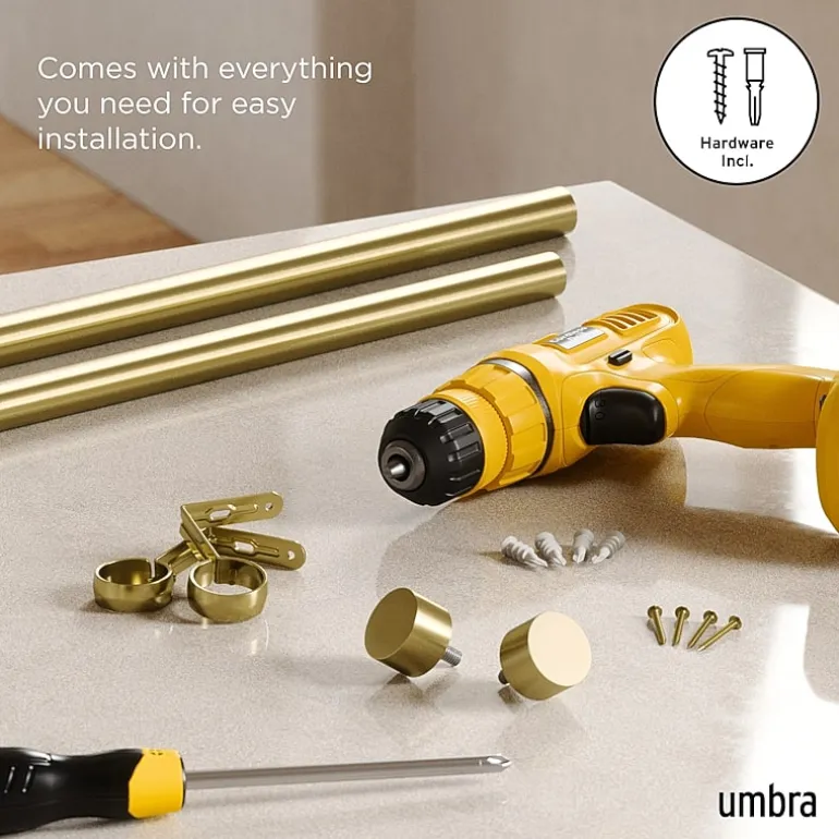 Umbra Mix & Match Cappa 1 IN Adjustable Curtain Rod