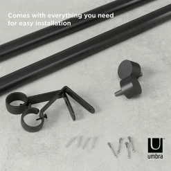 Umbra Mix & Match Cappa 1 IN Adjustable Curtain Rod