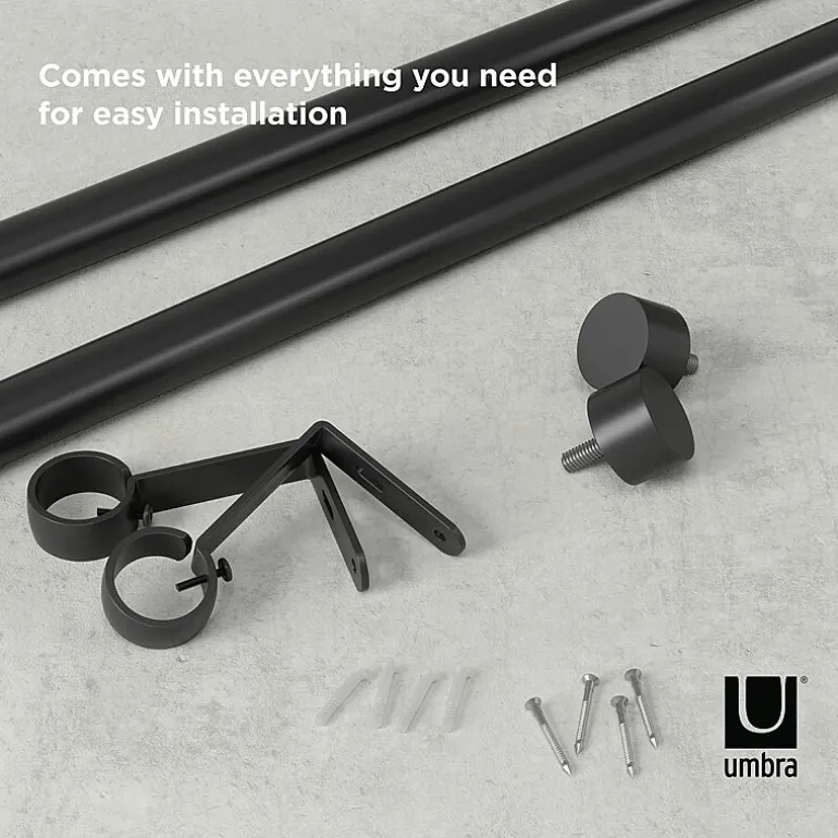 Umbra Mix & Match Cappa 1 IN Adjustable Curtain Rod