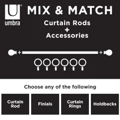 Umbra Mix & Match Geo 2-pc. Finials