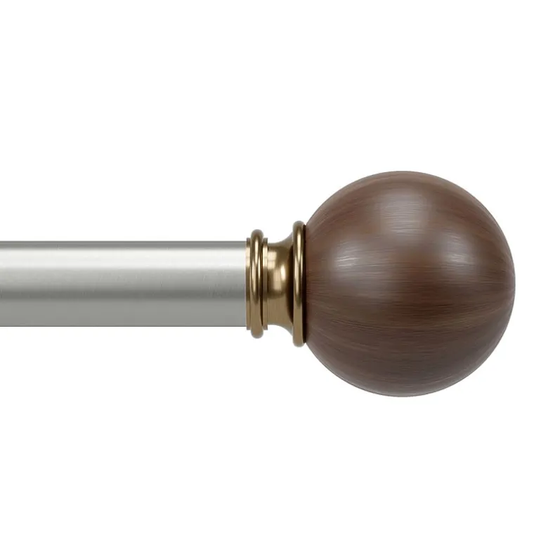 Umbra Mix & Match Walnut Ball 2-pc. Finials