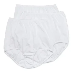 Underscore Cotton Womens 3 Pack Brief Panty