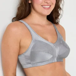 Underscore Fashion Plus Comfort Lace Trim Unlined Wireless Full Coverage Bra