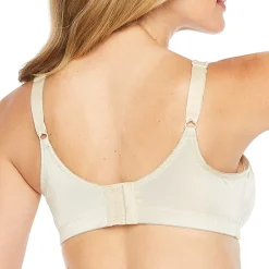 Underscore Fashion Plus Comfort Lace Trim Unlined Wireless Full Coverage Bra