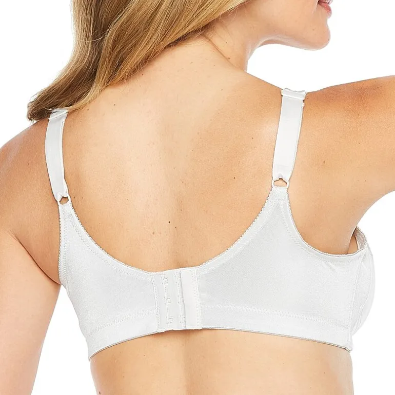 Underscore Fashion Plus Comfort Lace Trim Unlined Wireless Full Coverage Bra