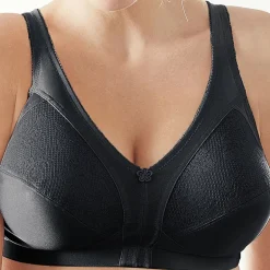 Underscore Fashion Plus Comfort Lace Trim Unlined Wireless Full Coverage Bra