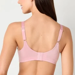 Underscore Fashion Plus Comfort Lace Trim Unlined Wireless Full Coverage Bra