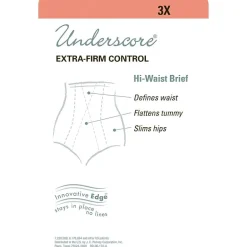 Underscore Innovative Edge® High-Waist Control Briefs