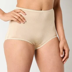 Underscore Nylon Womens 3 Pack Brief Panty
