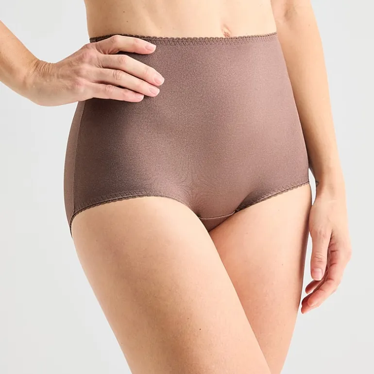 Underscore Rainbow Stretch Satin Control Briefs