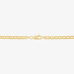 Unisex Adult 14K Gold 18 Inch Link Chain Necklace