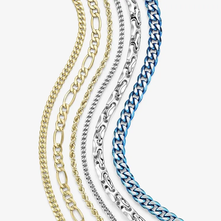 Unisex Adult 14K Gold 24 Inch Rope Chain Necklace