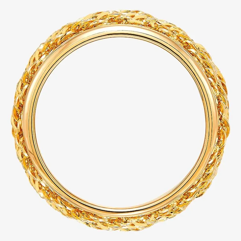 Unisex Adult 10.5MM 10K Gold Band