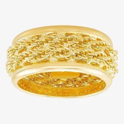 Unisex Adult 10.5MM 10K Gold Band