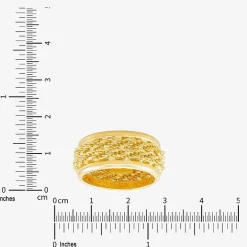 Unisex Adult 10.5MM 10K Gold Band