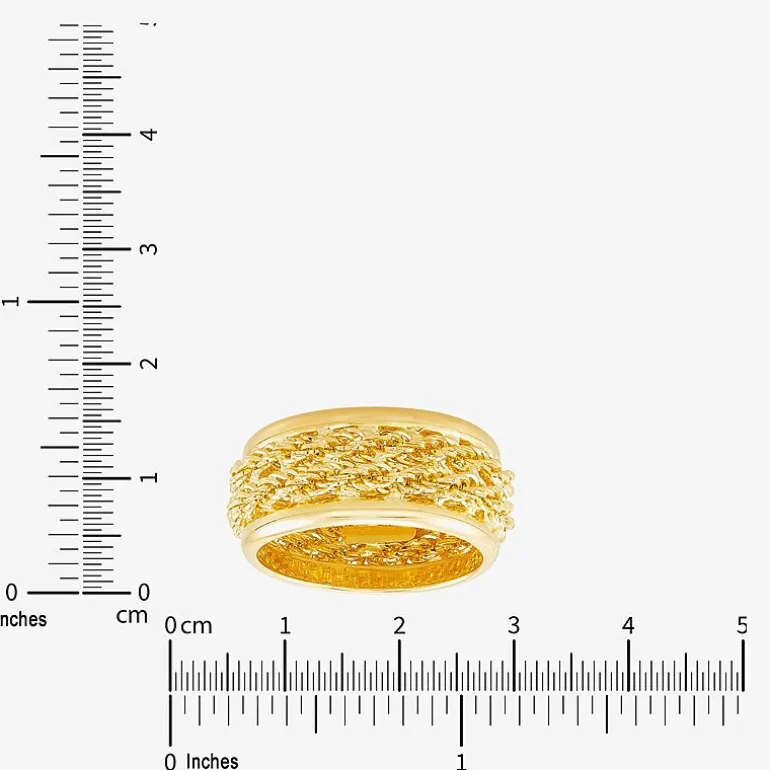 Unisex Adult 10.5MM 10K Gold Band