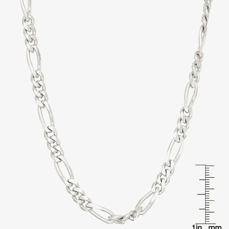 Unisex Adult Sterling Silver 18 Inch Link Necklace