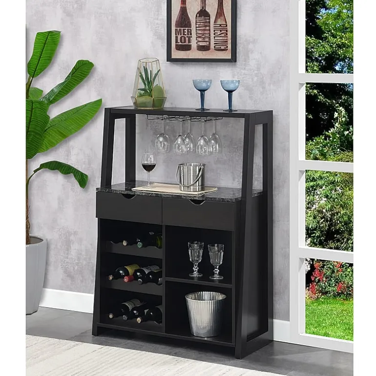 Uptown 2-Drawer Wine Storage Cabinet