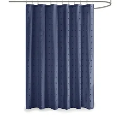 Urban Habitat Maize Cotton Yarn Dyed Jacquard Shower Curtain