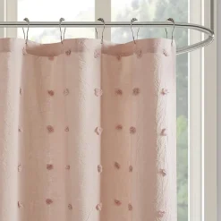 Urban Habitat Maize Cotton Yarn Dyed Jacquard Shower Curtain