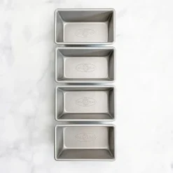 USA Pan 4-pc. Non-Stick Mini Loaf Pan Set