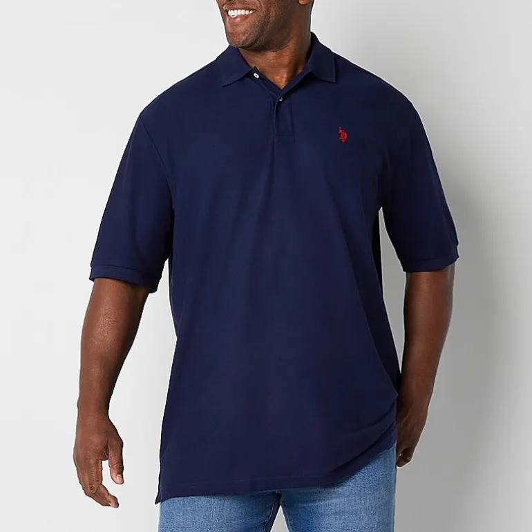 U.S. Polo Assn. Big and Tall Mens Regular Fit Short Sleeve Polo Shirt