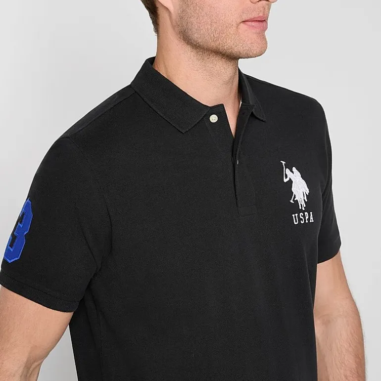 U.S. Polo Assn. Big Pony Pique Mens Regular Fit Short Sleeve Polo Shirt
