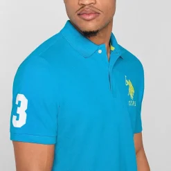 U.S. Polo Assn. Big Pony Pique Mens Regular Fit Short Sleeve Polo Shirt