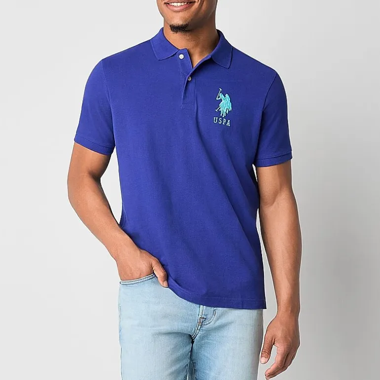 U.S. Polo Assn. Big Pony Pique Mens Regular Fit Short Sleeve Polo Shirt