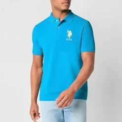 U.S. Polo Assn. Big Pony Pique Mens Regular Fit Short Sleeve Polo Shirt