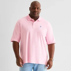 U.S. Polo Assn. Interlock Big and Tall Mens Classic Fit Short Sleeve Polo Shirt