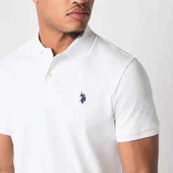 U.S. Polo Assn. Interlock Mens Classic Fit Short Sleeve Polo Shirt