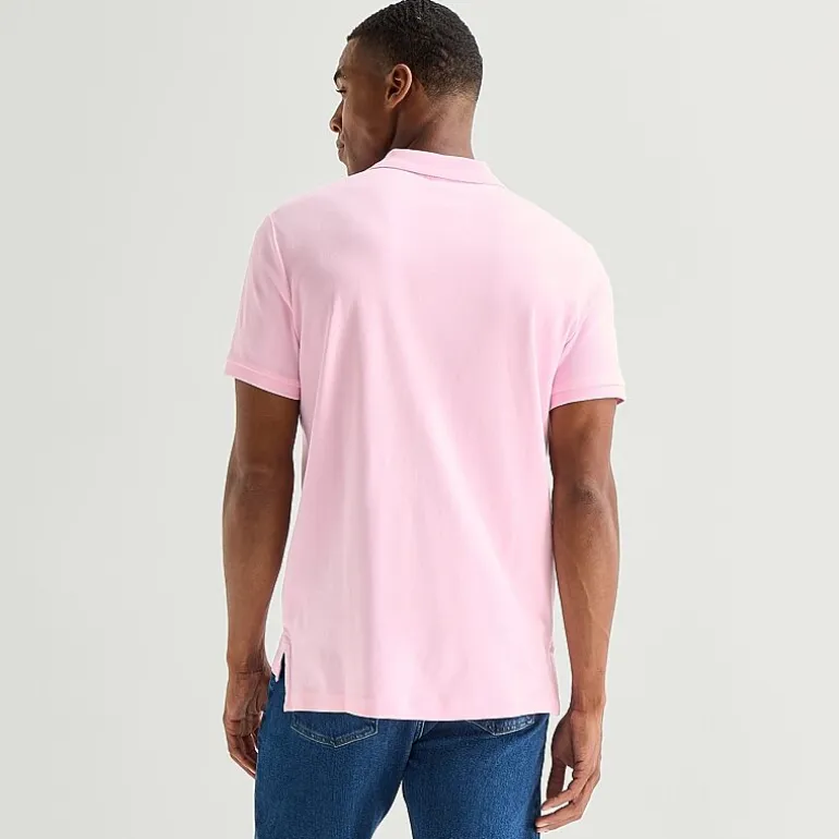 U.S. Polo Assn. Interlock Pique Mens Classic Fit Short Sleeve Polo Shirt