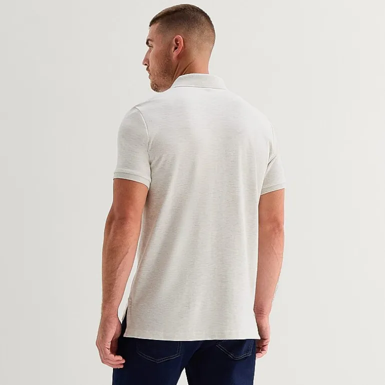 U.S. Polo Assn. Interlock Pique Mens Classic Fit Short Sleeve Polo Shirt