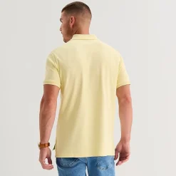 U.S. Polo Assn. Interlock Pique Mens Classic Fit Short Sleeve Polo Shirt