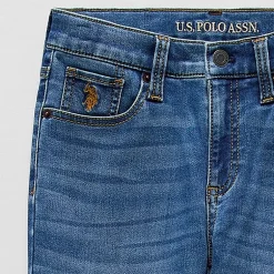 U.S. Polo Assn. Little & Big Kid Boys Stretch Fabric Straight Leg Jean