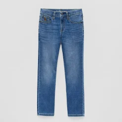 U.S. Polo Assn. Little & Big Kid Boys Stretch Fabric Straight Leg Jean